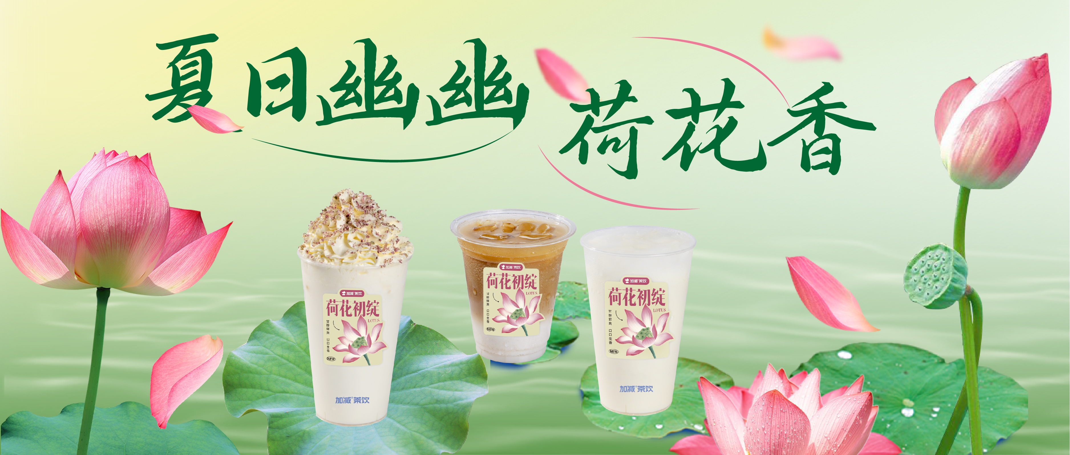 荷花新茶首次上线 ，1000张尝鲜券免费送 ！